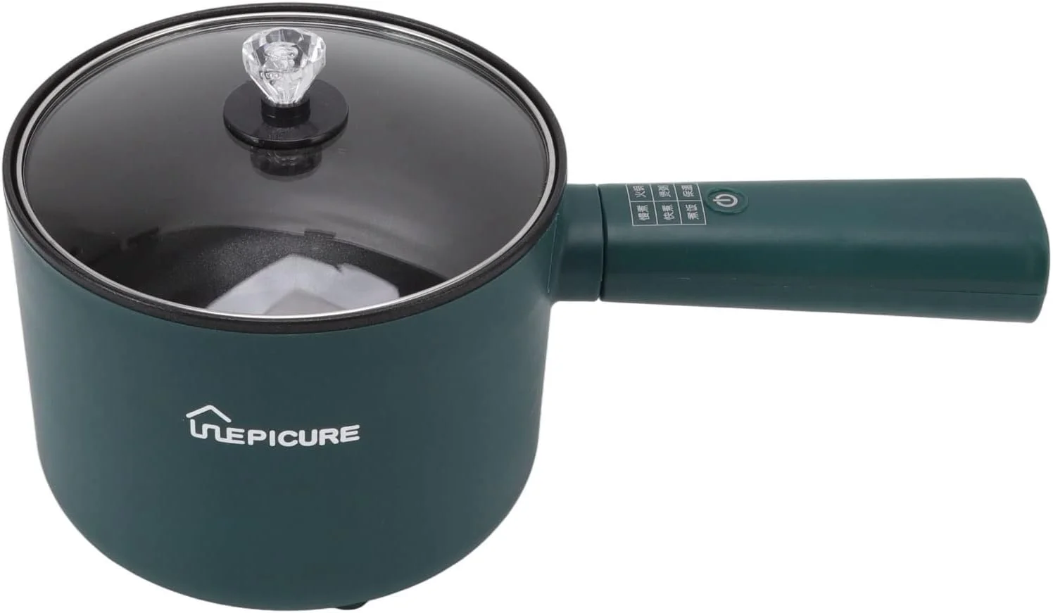 قابلمه برقی کوچک قابل حمل سوراندی 1.8 لیتری، قابلمه داغ برقی، تابه نچسب با کنترل دمای دوگانه برای سرخ کردن، آبکشی، بخارپز کردن، جوشاندن، تفت دادن و خورشت پختن (دوشاخه بریتانیایی 220 ولت)