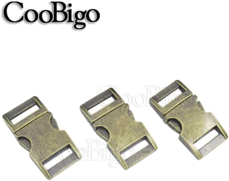 Metal Side Release Buckle for Paracord Bracelet Parachute 550 Cord Pets Straps Harness Bag Backpack Webbing Sewing Metal Side Release Buckle for Paracord Bracelet Parachute 550 Cord Pets Straps Harness Bag Backpack Webbing Sewing