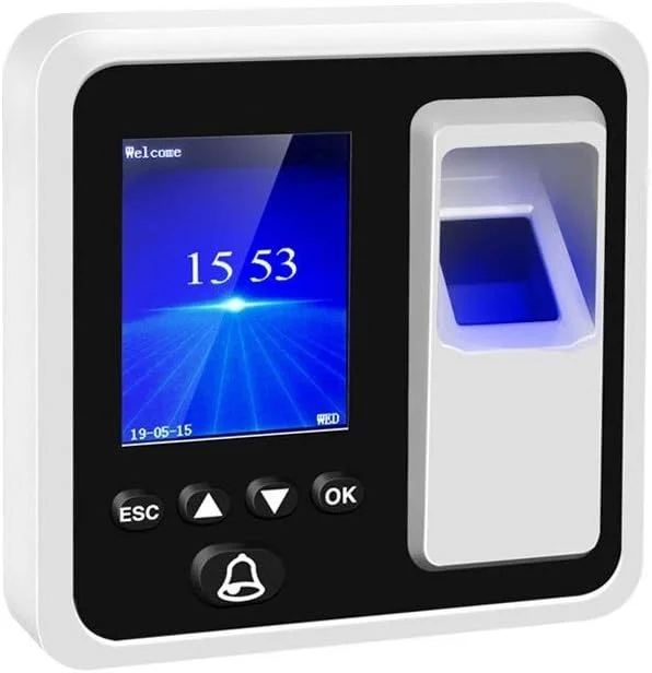 دستگاه حضور و غیاب اثر انگشتی FURLOU مدل 3000 IP TCP IP، دستگاه بیومتریک سبک وزن با قابلیت RFID و کارت شناسایی برای کارمندان و کسب و کارهای کوچک