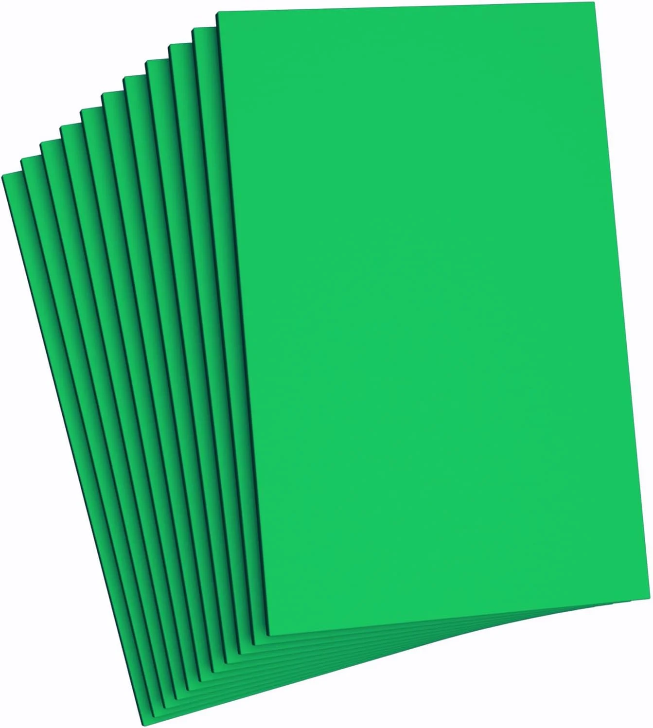 برگه‌های فوم سبز تیره Do²ping، کاغذ فوم EVA 8.5x5.5 اینچی برای پروژه‌های صنایع دستی، کلاس درس، دفترچه یادداشت، DIY، Cosplay (سبز تیره - 10 برگ)