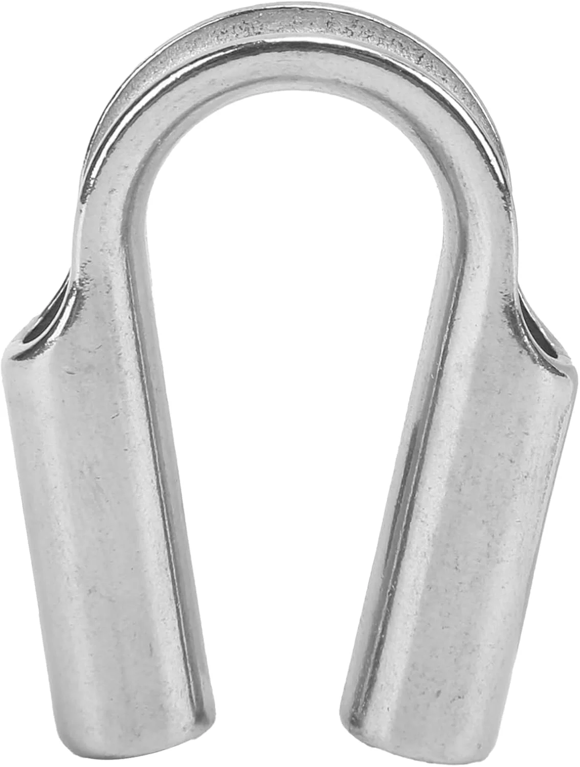 حلقه انگشتی لوله ای Domary، فولاد ضد زنگ 304، محافظ سیم بکسل، قایقرانی M6، بسته 10 عددی حلقه انگشتی لوله ای Domary، فولاد ضد زنگ 304، محافظ سیم بکسل، قایقرانی M6، بسته 10 عددی