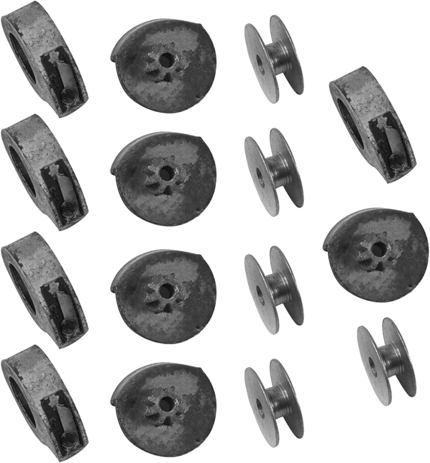 Domary Spool Bobbin Holder Shoe Sewing Mending Repair Machine Parts 5 Sets Ideal for Hand-Cranked Shoe Mending