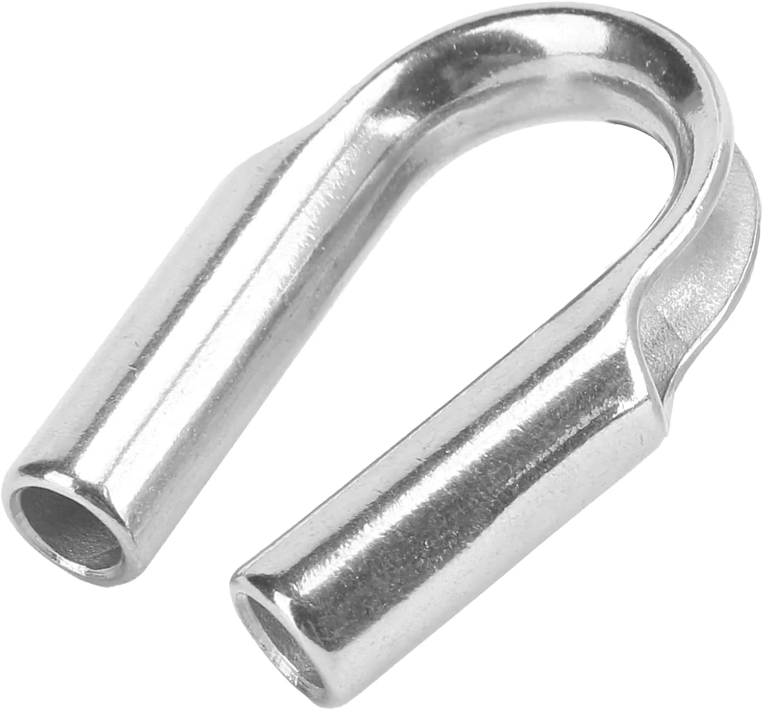 حلقه انگشتی لوله ای Domary، فولاد ضد زنگ 304، محافظ سیم بکسل، قایقرانی M6، بسته 10 عددی حلقه انگشتی لوله ای Domary، فولاد ضد زنگ 304، محافظ سیم بکسل، قایقرانی M6، بسته 10 عددی