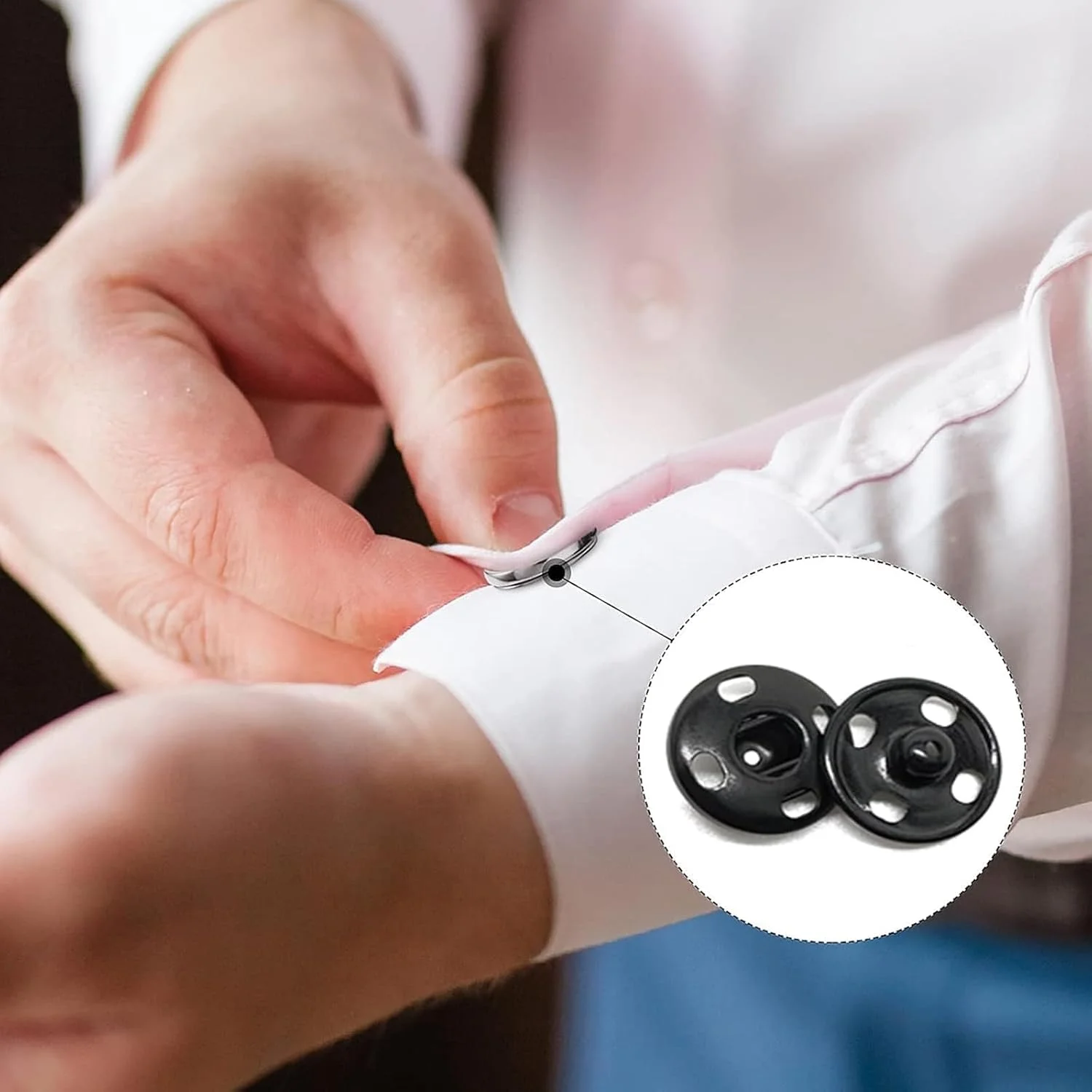 Dolaso 40 Pcs Sew on Snap Buttons, 15mm Press Studs Snaps Fasteners, Buttons for Clothes Purse Handbag Craft DIY Supplies Dolaso 40 Pcs Sew on Snap Buttons, 15mm Press Studs Snaps Fasteners, Buttons for Clothes Purse Handbag Craft DIY Supplies