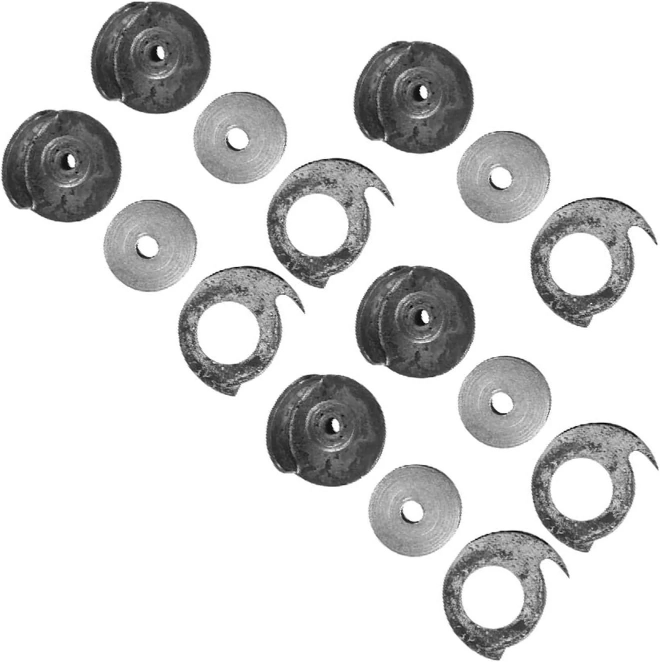 Domary Spool Bobbin Holder Shoe Sewing Mending Repair Machine Parts 5 Sets Ideal for Hand-Cranked Shoe Mending Domary Spool Bobbin Holder Shoe Sewing Mending Repair Machine Parts 5 Sets Ideal for Hand-Cranked Shoe Mending