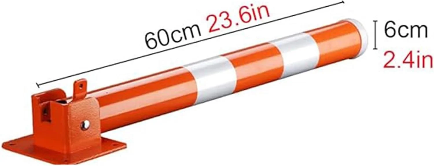 میله محافظ پارکینگ گاراژ برای خانه و مدرسه، میله تاشو پارکینگ خودرو برای خیابان و ورودی، میله ایمنی پیاده رو در فضای باز با دید بالا برای پارکینگ مناطق حساس به ترافیک و انبار