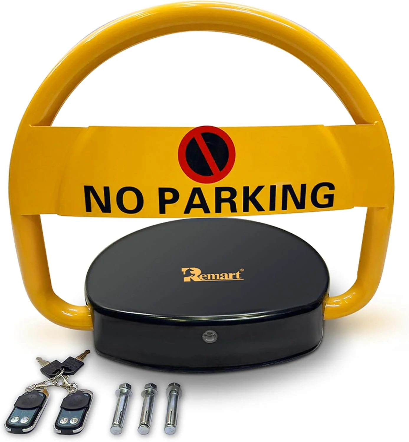 قفل هوشمند پارکینگ Remart مدل PLMT-40 - مانع پارکینگ کنترل از راه دور اتوماتیک، قفل پارکینگ خودرو با کنترل از راه دور، سیستم هشدار داخلی، قفل پارکینگ خودرو