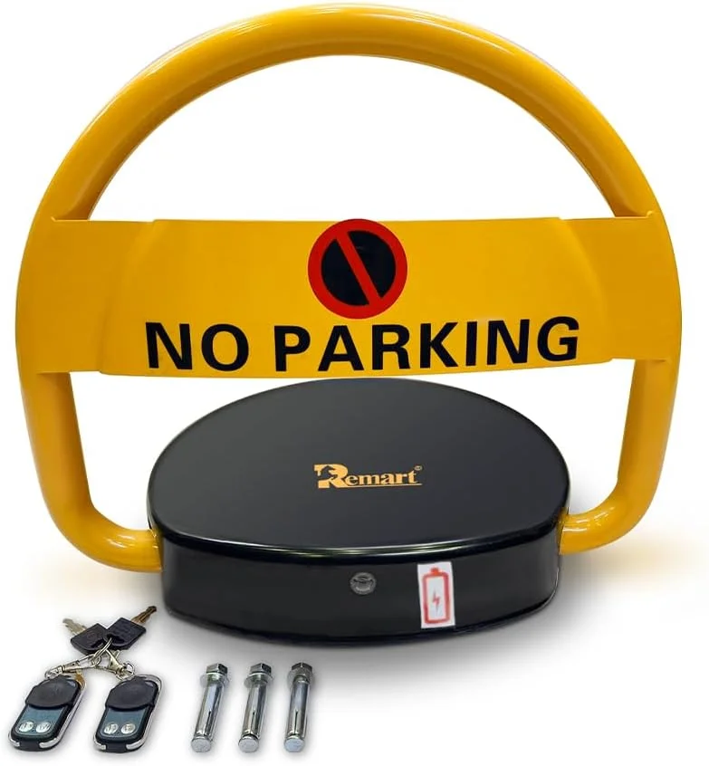 قفل پارکینگ هوشمند شارژی Remart® مدل CHPLMT-40 - مانع پارکینگ کنترل از راه دور اتوماتیک، قفل پارکینگ خودرو با کنترل از راه دور، سیستم هشدار داخلی، قفل پارکینگ خودرو