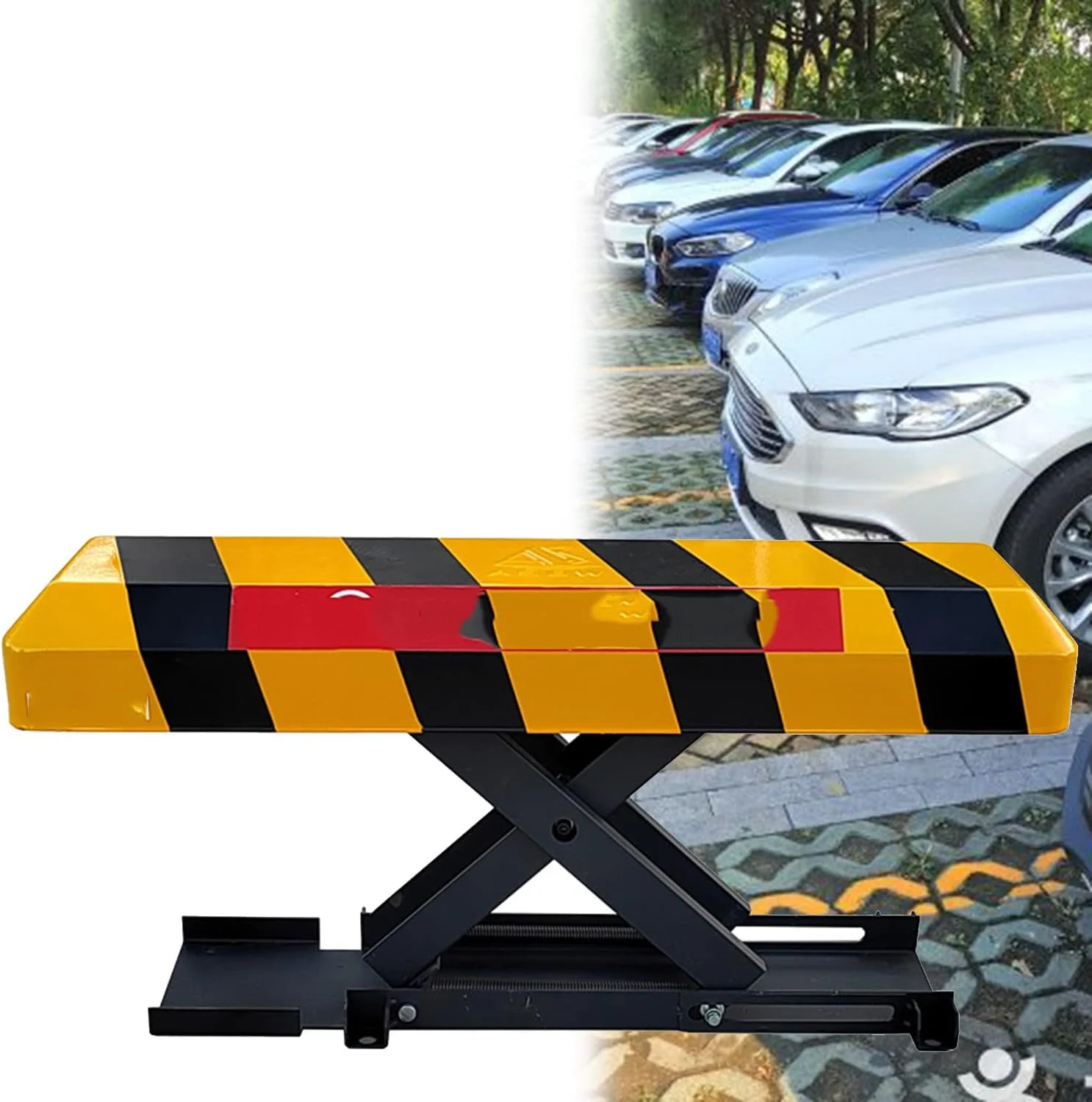 قفل پارکینگ ریموت دار اتوماتیک RESKIU، محافظ هوشمند پارکینگ برای امنیت خودرو، محافظ فضای پارک خودرو، مانع اتوماتیک