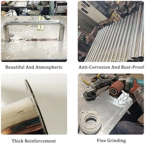 گاردریل پارکینگ U شکل، محافظ میله ای ضد ضربه U شکل، سپر محافظ پارکینگ، ستون جداکننده هشدار برای راهرو و گاراژ (1500x76 میلی متر) - سیستم حفاظتی ایمنی پیشرفته