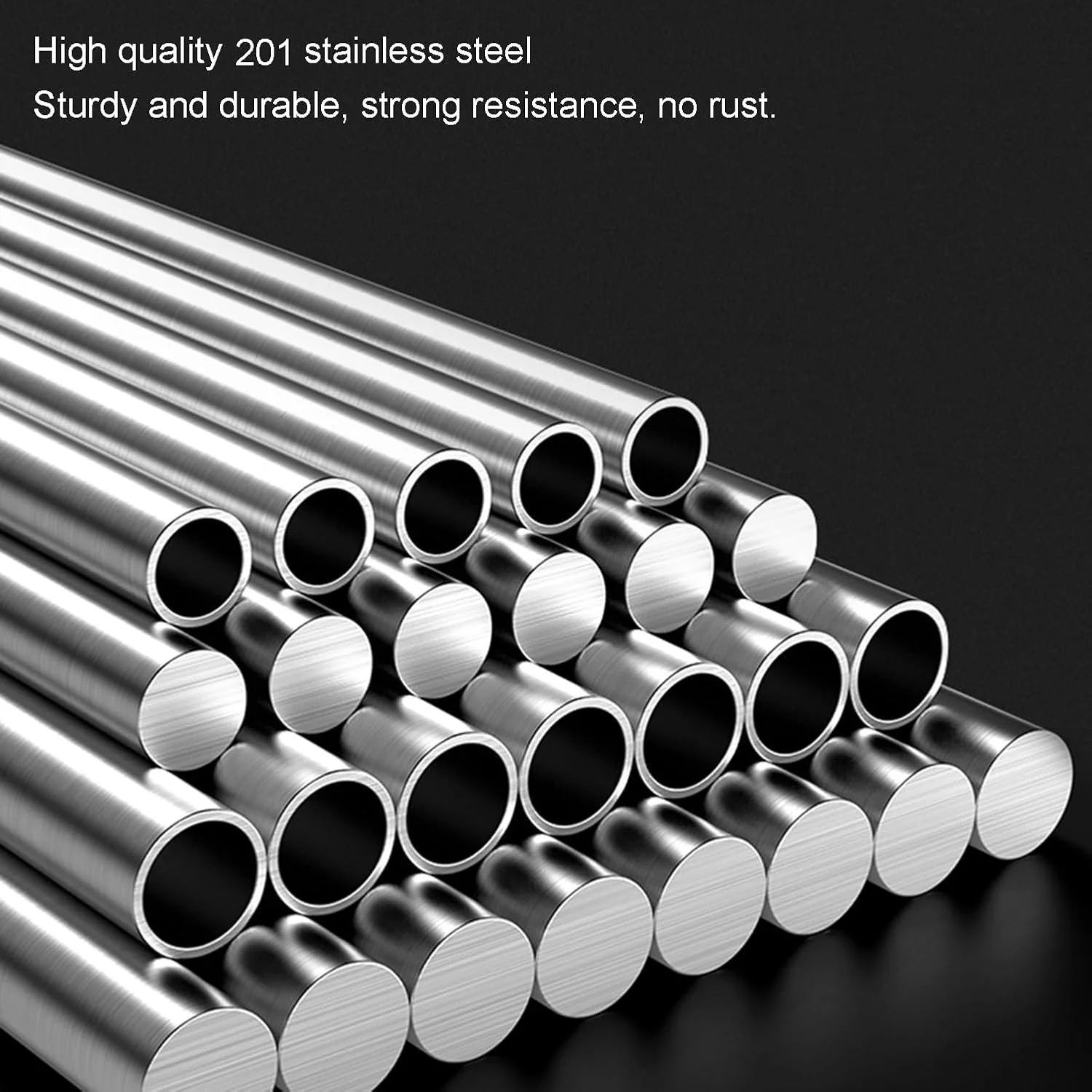 مانع کمربندی جمع شونده، میله پارکینگ خودرو 2 عددی، استوانه پارکینگ استیل ضد زنگ با زنجیر 5 متری، استوانه های ایمنی سنگین و ثابت برای ورودی با نوار بازتابنده