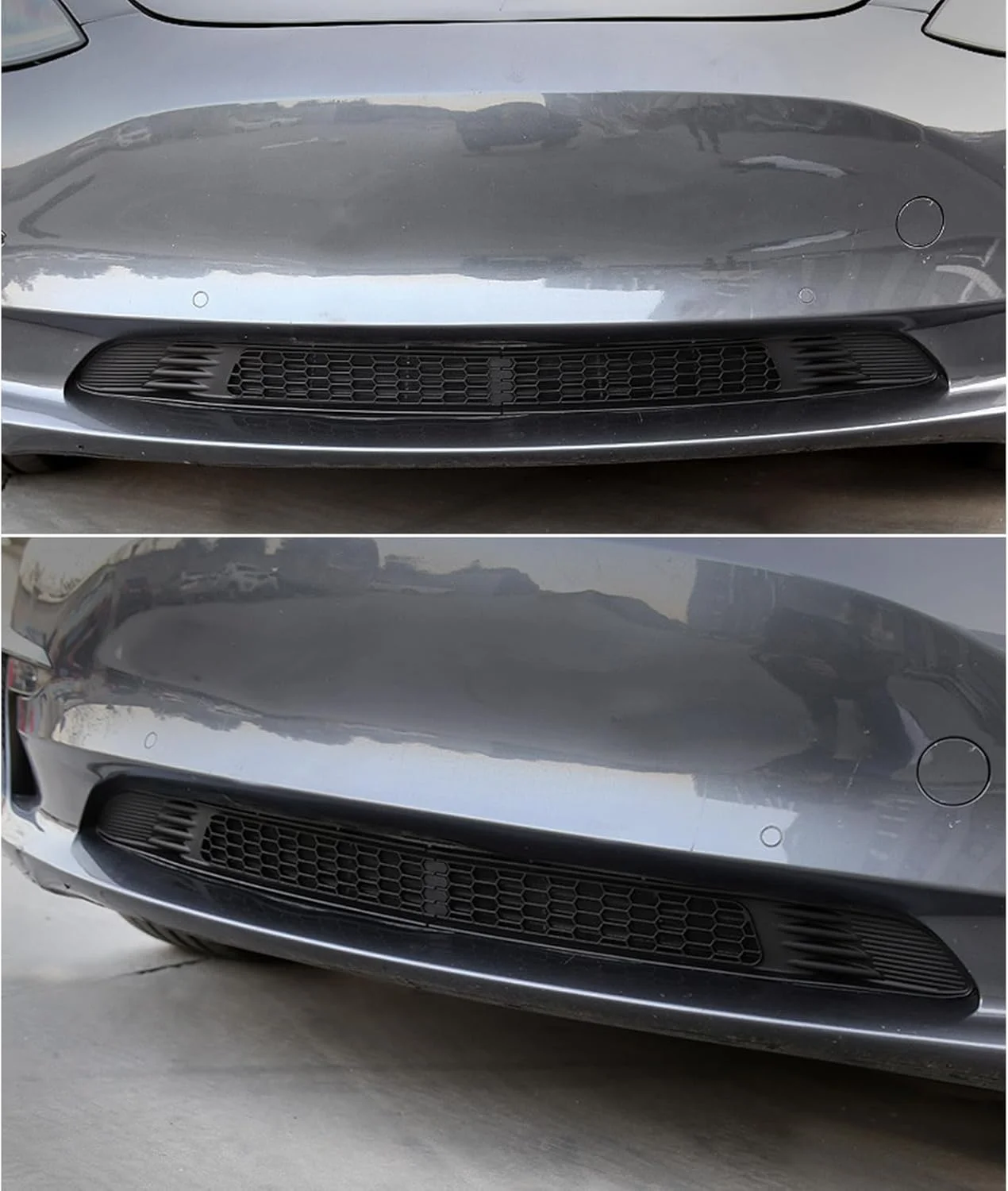 محافظ سپر جلو خودرو، سیستم تهویه مطبوع، توری های پایین سپر جلو، مناسب برای خودروهای سواری و کمپینگ، با قابلیت تمیز کردن آسان