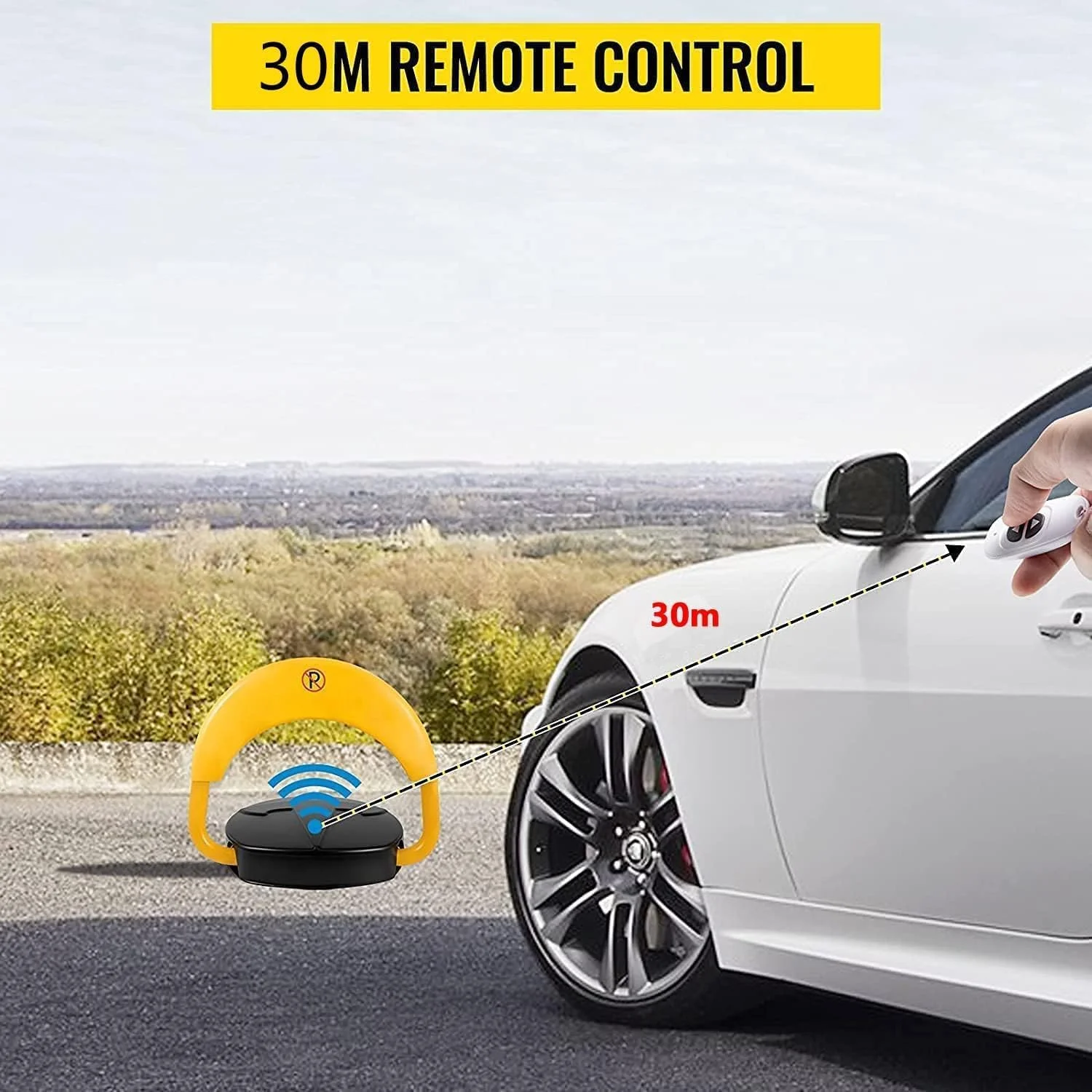 قفل پارکینگ خودرو MOLOR با کنترل از راه دور قفل شونده و ضد تداخل