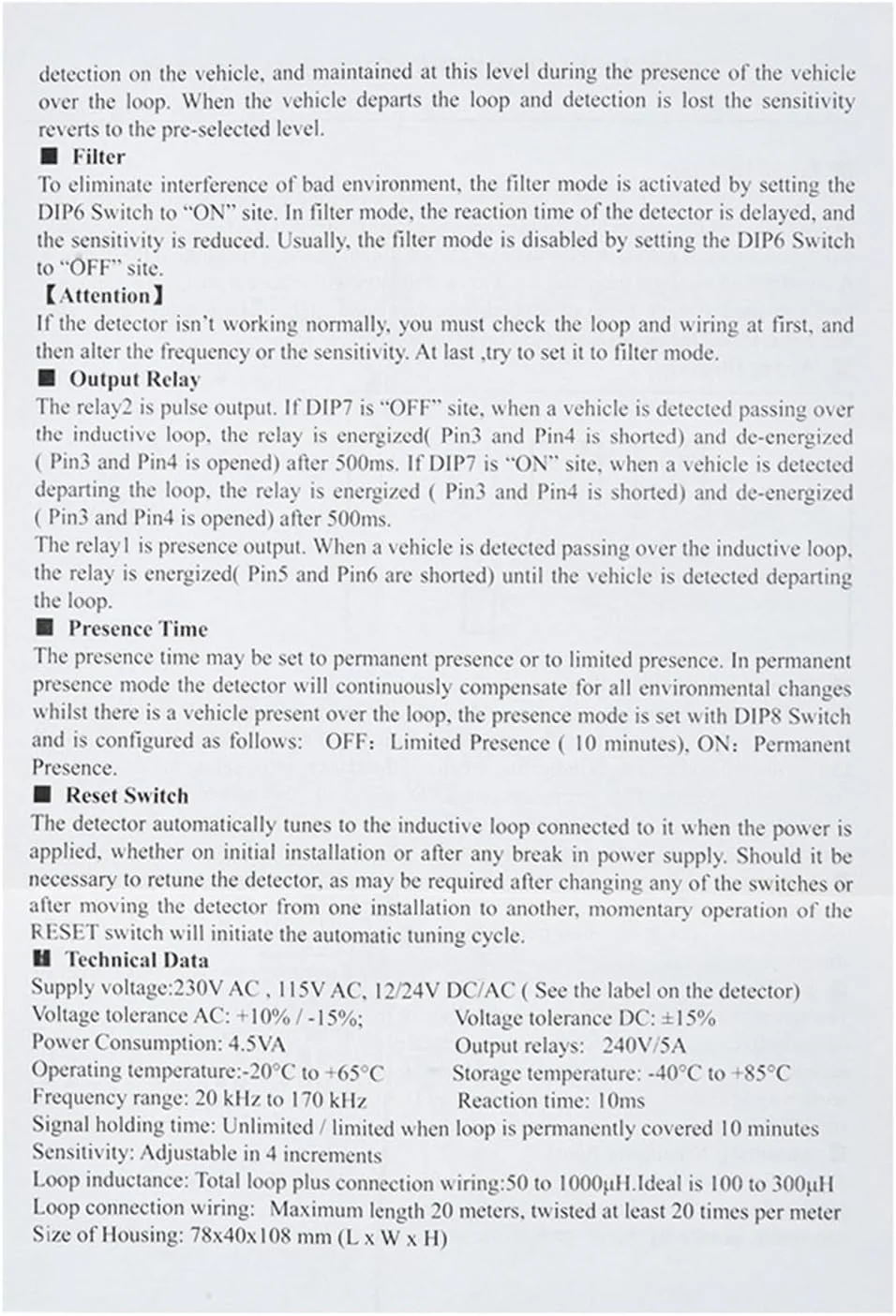 بازکننده راهبند اتوماتیک هوشمند 220 ولت Marhynchus، سیستم حلقه القایی تشخیص خودرو با حساسیت قابل تنظیم، دارای 4 پیکربندی فرکانس برای پارکینگ و ورودی گاراژ بازکننده راهبند اتوماتیک هوشمند 220 ولت Marhynchus، سیستم حلقه القایی تشخیص خودرو با حساسیت قابل تنظیم، دارای 4 پیکربندی فرکانس برای پارکینگ و ورودی گاراژ