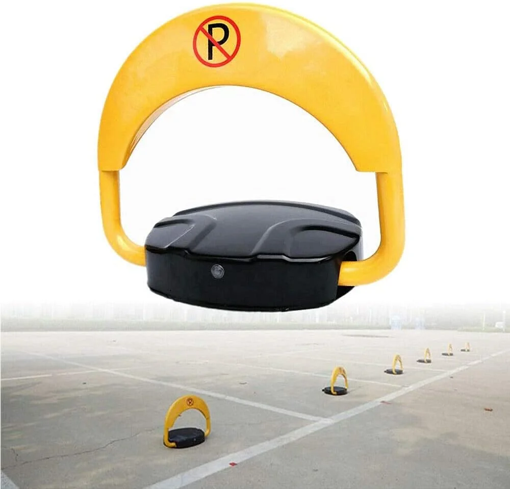 مسدود کننده پارکینگ اتوماتیک 180 درجه ضد برخورد WZXCV، قفل پارکینگ کنترل از راه دور اتوماتیک، قفل پارکینگ خودرو با سنسور و سیستم تشخیص خودکار