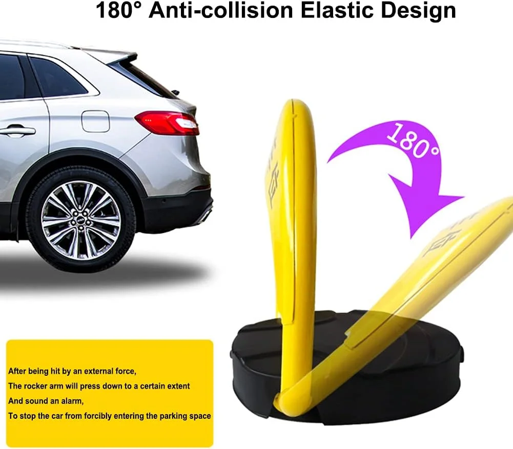 مسدود کننده پارکینگ اتوماتیک 180 درجه ضد برخورد WZXCV، قفل پارکینگ کنترل از راه دور اتوماتیک، قفل پارکینگ خودرو با سنسور و سیستم تشخیص خودکار مسدود کننده پارکینگ اتوماتیک 180 درجه ضد برخورد WZXCV، قفل پارکینگ کنترل از راه دور اتوماتیک، قفل پارکینگ خودرو با سنسور و سیستم تشخیص خودکار