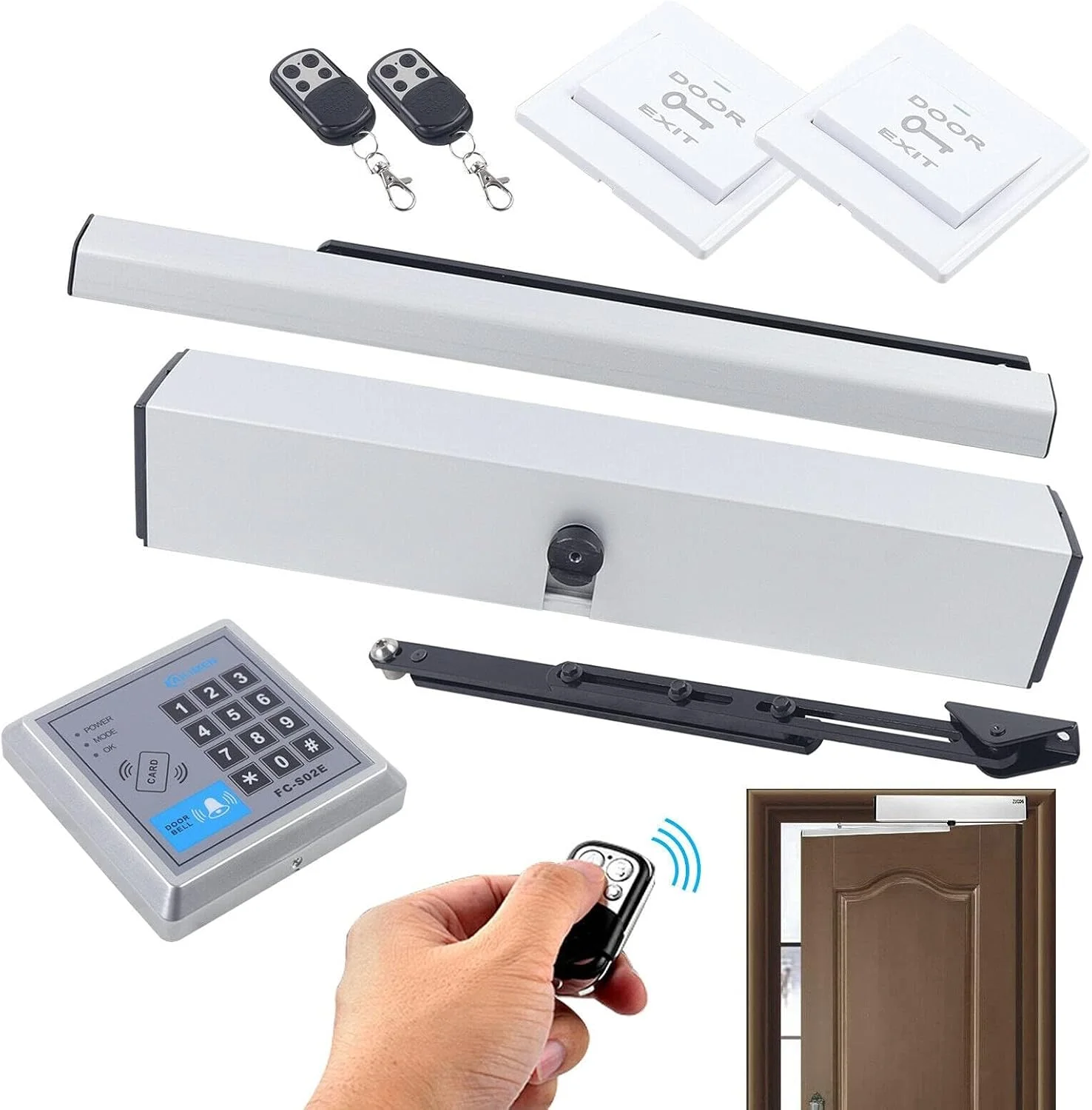 بازکننده درب اتوماتیک چرخشی، بازکننده درب برقی اتوماتیک با کنترل دسترسی، آرام بند درب چرخشی سنگین، موتور بدون جاروبک دکمه فشاری بازکننده درب چرخشی حداکثر 120 درجه، زاویه باز شدن ( بازکننده درب اتوماتیک چرخشی، بازکننده درب برقی اتوماتیک با کنترل دسترسی، آرام بند درب چرخشی سنگین، موتور بدون جاروبک دکمه فشاری بازکننده درب چرخشی حداکثر 120 درجه، زاویه باز شدن (