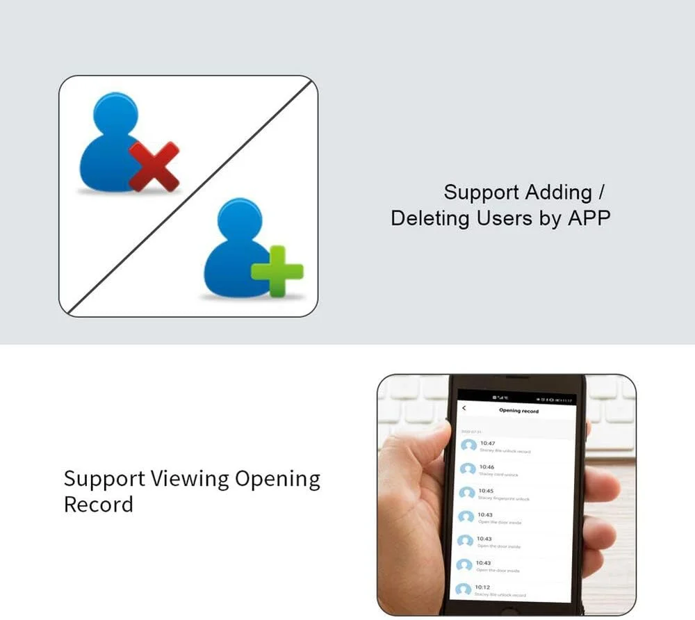 کنترل دسترسی وای فای 2.4G، قفل درب کارت EM 125Khz، کنترلر دسترسی، ضد آب IP67، کیت سیستم کنترل دسترسی، بازکننده قفل هوشمند صفحه کلید لمسی، 1000 کاربر، باز کردن از راه دور برنامه موبایل Tuya (نسخه زنگ در) کنترل دسترسی وای فای 2.4G، قفل درب کارت EM 125Khz، کنترلر دسترسی، ضد آب IP67، کیت سیستم کنترل دسترسی، بازکننده قفل هوشمند صفحه کلید لمسی، 1000 کاربر، باز کردن از راه دور برنامه موبایل Tuya (نسخه زنگ در)