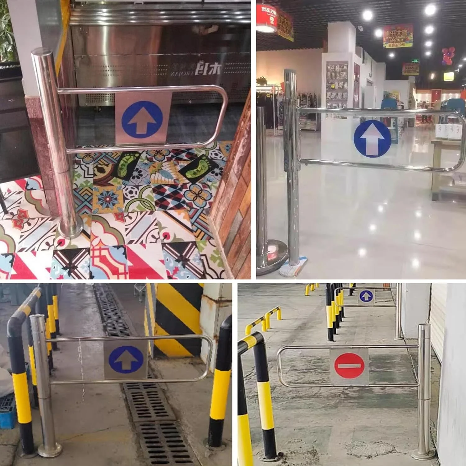 درب گردان یک طرفه اتوماتیک امنیتی برای کارمندان و پارک ها - درب کنترل دسترسی فشاری، عرض 50 تا 200 سانتی متر، دستگاه ورودی/خروجی بادوام برای کارخانه ها و راهروها (یک رنگ عرض 75 سانتی متر) درب گردان یک طرفه اتوماتیک امنیتی برای کارمندان و پارک ها - درب کنترل دسترسی فشاری، عرض 50 تا 200 سانتی متر، دستگاه ورودی/خروجی بادوام برای کارخانه ها و راهروها (یک رنگ عرض 75 سانتی متر)