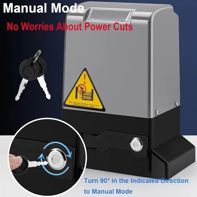 کیت بازکننده درب کشویی اتوماتیک، اپراتور درب امنیتی دنده ای برای درب تا 2000 کیلوگرم، موتور درب برای هتل، کارخانه، درب حیاط، 1200 وات کیت بازکننده درب کشویی اتوماتیک، اپراتور درب امنیتی دنده ای برای درب تا 2000 کیلوگرم، موتور درب برای هتل، کارخانه، درب حیاط، 1200 وات