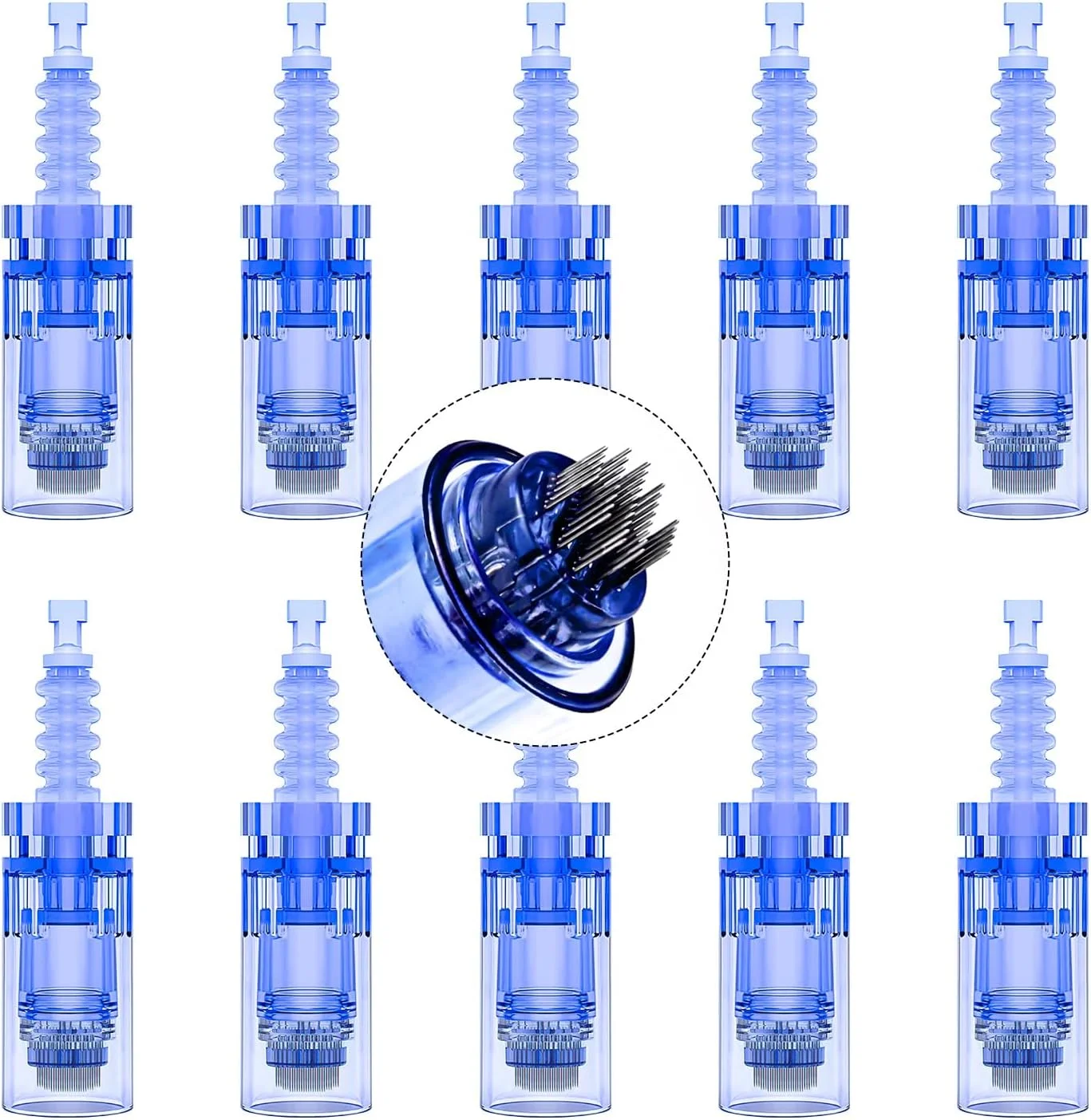 سوزن های میکرونیدلینگ بلایرام درماپن 36 سر، 10 عدد سوزن درماپن برای قلم میکرونیدلینگ برقی، برای جوانسازی پوست و ضد چروک برقی درماپن سوزن های میکرونیدلینگ بلایرام درماپن 36 سر، 10 عدد سوزن درماپن برای قلم میکرونیدلینگ برقی، برای جوانسازی پوست و ضد چروک برقی درماپن