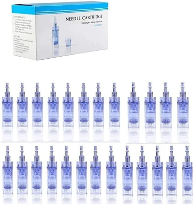 سوزن های ۲۵ عددی BLOOMING TIME برای قلم میکرونیدلینگ، قلم خودکار برقی درما A1/A1W (۳۶ پین)