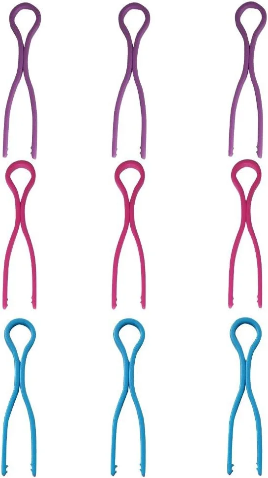 گیره های رنگارنگ پلاستیکی قرقره نخ خیاطی Tenlacum (30 عدد)