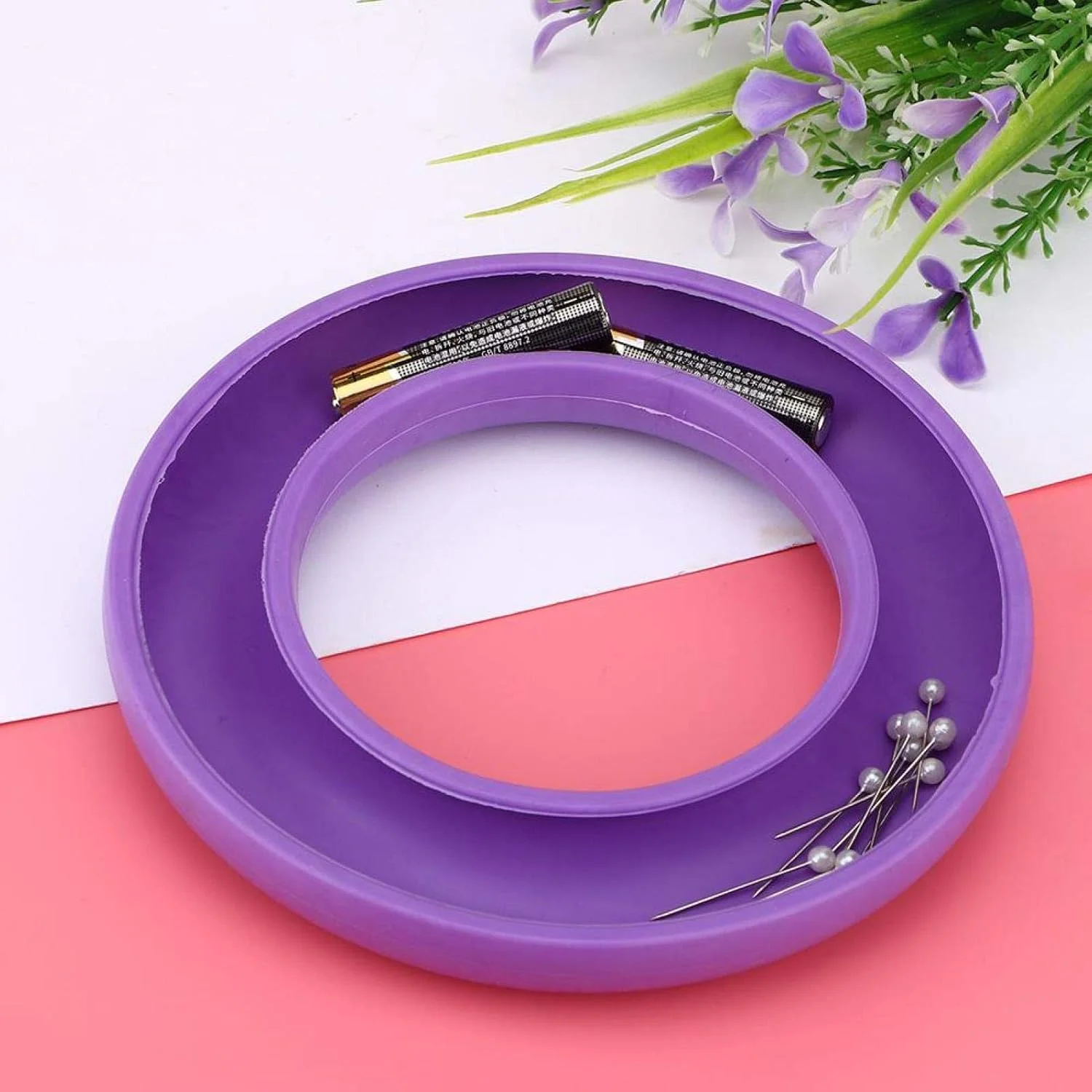 نگهدارنده ماسوره جعبه سازمان دهنده ماسوره چرخ خیاطی (بنفش) نگهدارنده ماسوره جعبه سازمان دهنده ماسوره چرخ خیاطی (بنفش)