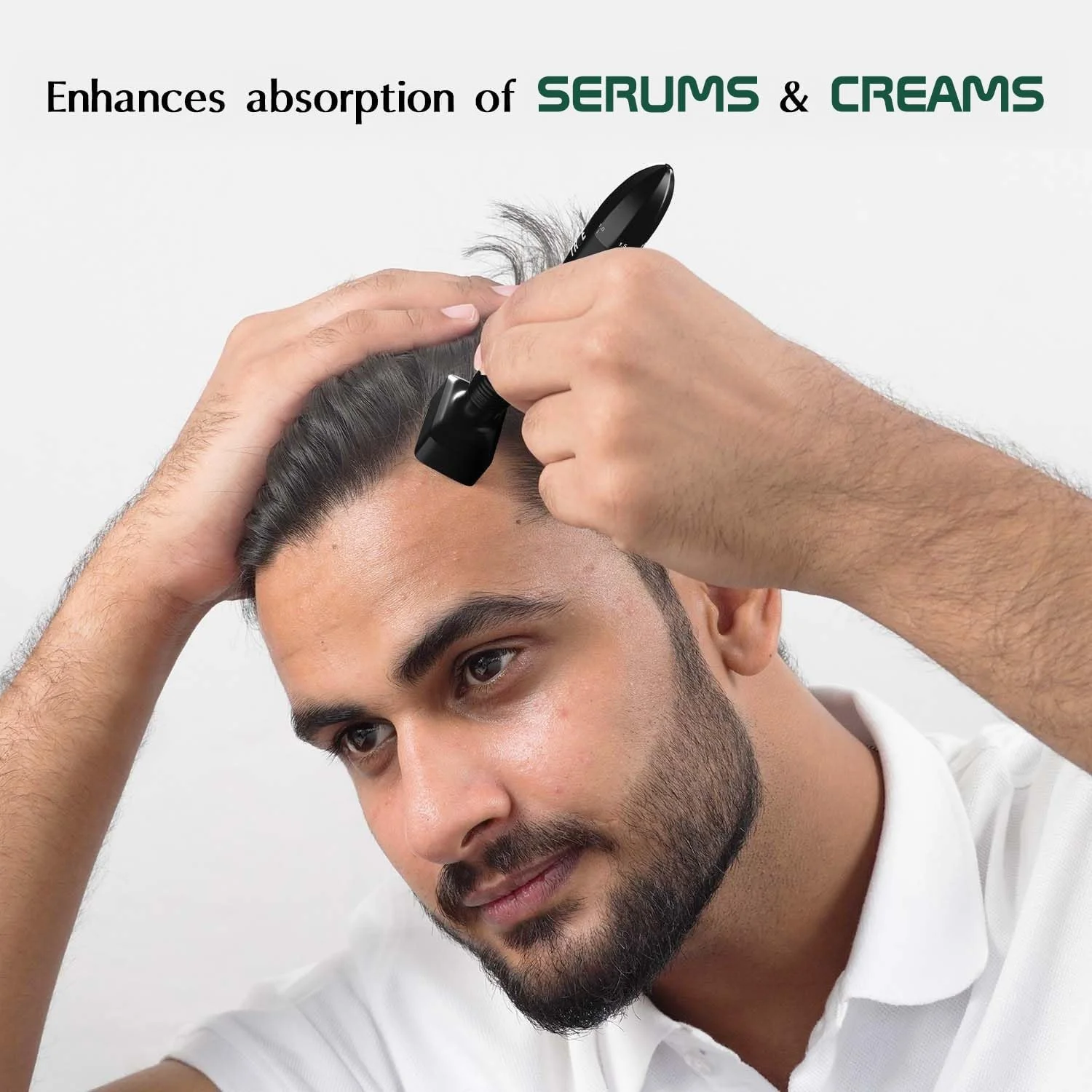 میکرونیدلینگ استمپ آرورا برای رشد مو، سوزن های استیل ضد زنگ با پوشش قابل تنظیم 0.25 میلی متر تا 3 میلی متر، 140 میکرونیدلینگ استمپ برای ترمیم پوست، صورت، رشد مو و ریش، جایگزین درمارولر مشکی