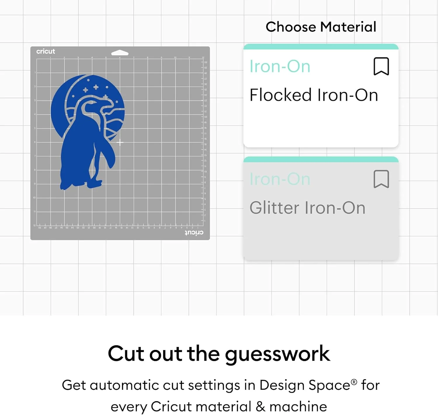 Cricut® Flocked Iron-On، نمونه کلاسیک - 30.5 سانتی متر در 30.5 سانتی متر (5 عدد) - وینیل انتقال حرارت HTV Cricut® Flocked Iron-On، نمونه کلاسیک - 30.5 سانتی متر در 30.5 سانتی متر (5 عدد) - وینیل انتقال حرارت HTV