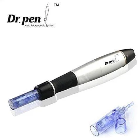 دستگاه میکرونیدلینگ دکتر پن A1-C 4Beauty، کارتریج سوزنی سرنیزه ای اتوماتیک، دستگاه میکرو استامپ برقی درمو سیم دار