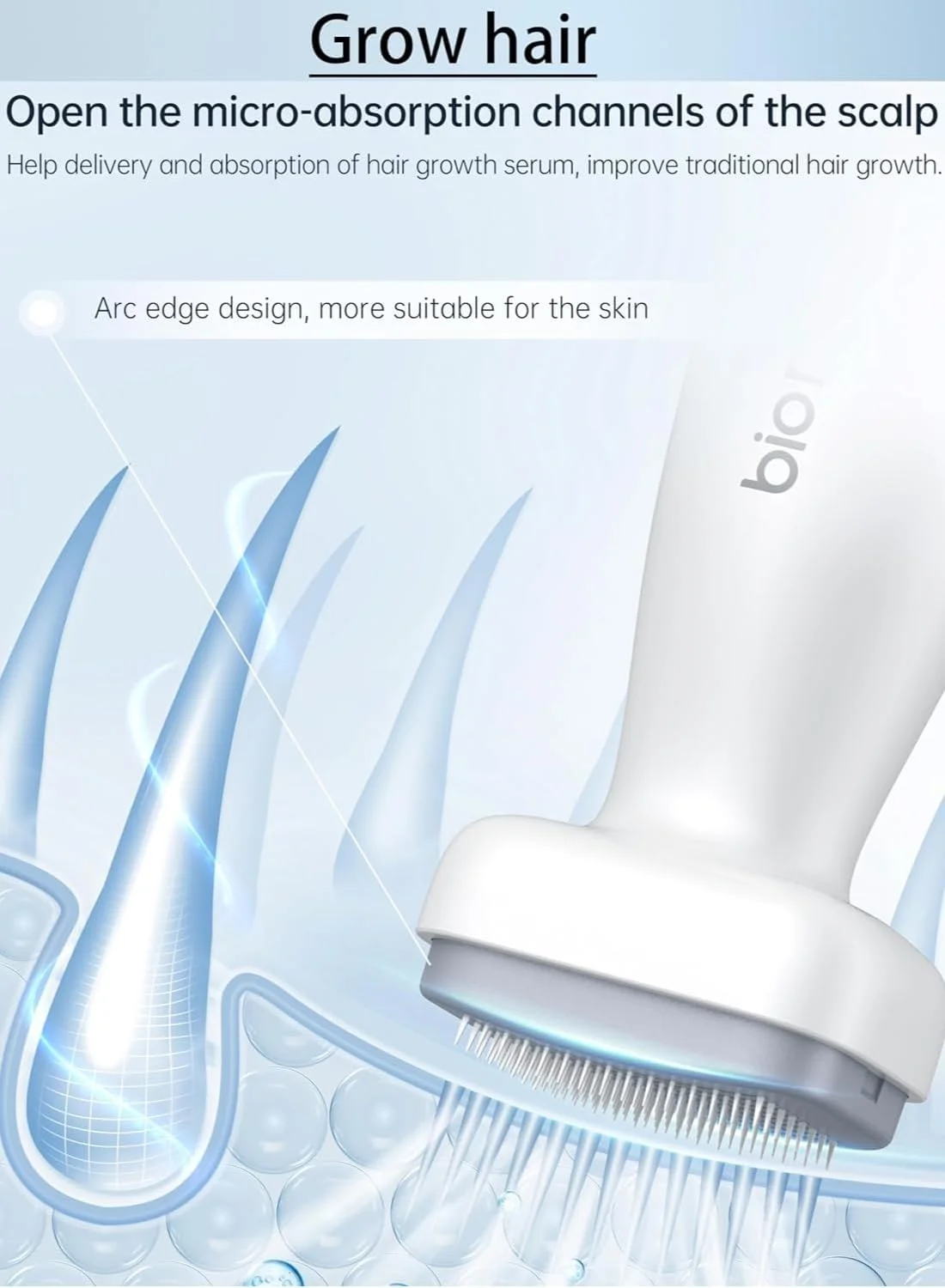 میکرونیدلینگ درما استمپ قابل تنظیم 0-2 میلی‌متر 120 سوزنه برای مو، رشد ریش، کوچک کردن منافذ، روشن کردن رنگ پوست