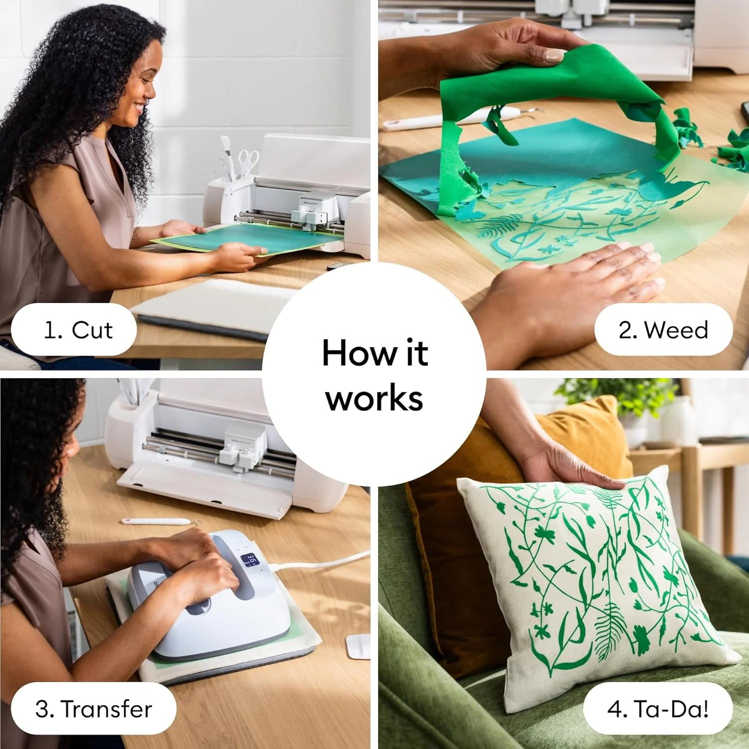 Cricut® Flocked Iron-On، نمونه کلاسیک - 30.5 سانتی متر در 30.5 سانتی متر (5 عدد) - وینیل انتقال حرارت HTV Cricut® Flocked Iron-On، نمونه کلاسیک - 30.5 سانتی متر در 30.5 سانتی متر (5 عدد) - وینیل انتقال حرارت HTV
