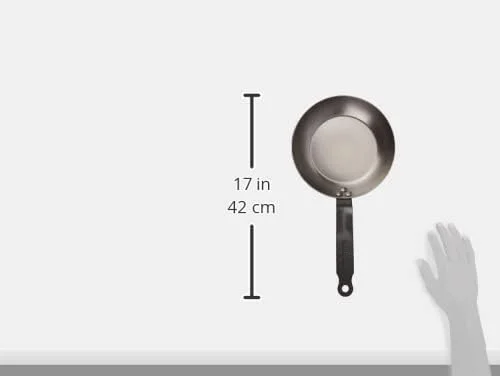 تابه گرد استیل کربنی سنگین دبایر مدل Carbone Plus 5110.20، قطر 20 سانتی متر