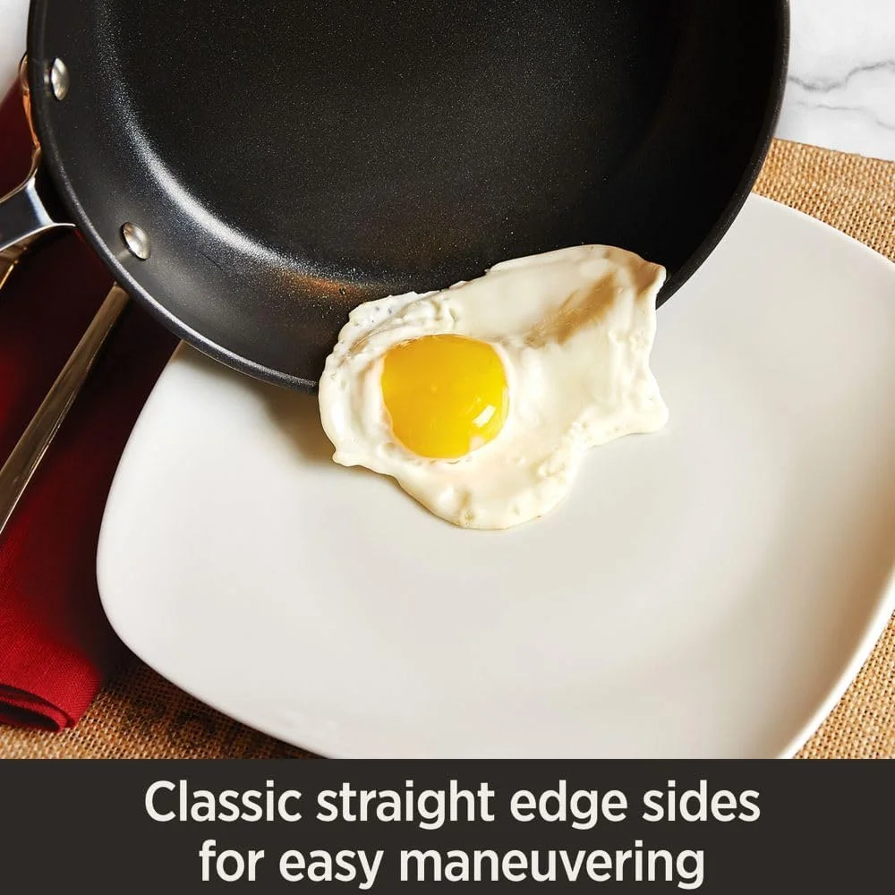 تابه نچسب هارد آنودایز شده آل-کلاد HA1 با درب و دستگیره، سایز 12 اینچ، مناسب برای اجاق های القایی، قابل استفاده در فر تا دمای 260 درجه سانتیگراد، درب قابل استفاده تا دمای 176 درجه سانتیگراد، تابه سرخ کردنی عمیق، تابه گریل، قابلمه و تابه، آشپزخانه، لوازم آشپزی، مشکی تابه نچسب هارد آنودایز شده آل-کلاد HA1 با درب و دستگیره، سایز 12 اینچ، مناسب برای اجاق های القایی، قابل استفاده در فر تا دمای 260 درجه سانتیگراد، درب قابل استفاده تا دمای 176 درجه سانتیگراد، تابه سرخ کردنی عمیق، تابه گریل، قابلمه و تابه، آشپزخانه، لوازم آشپزی، مشکی