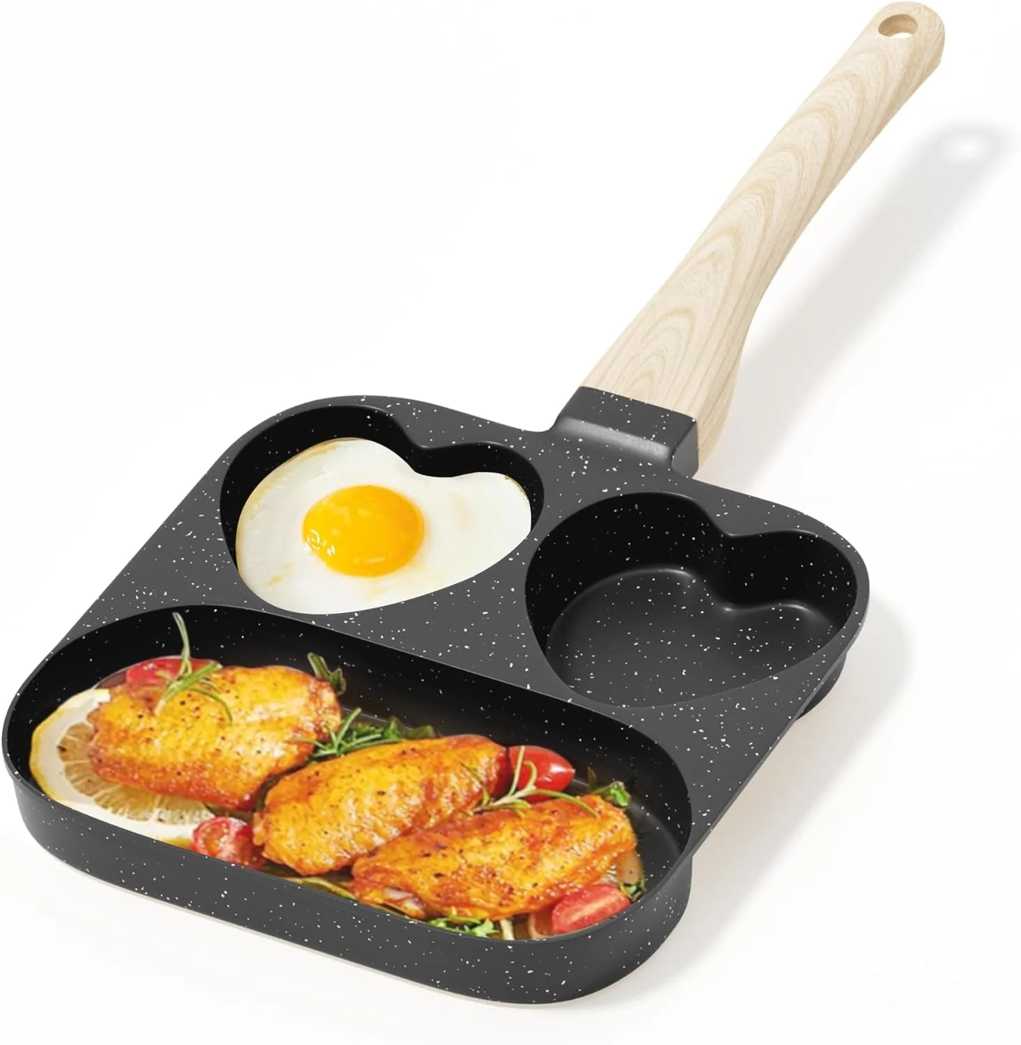 تابه صبحانه آزونی، تابه املت نچسب گرانیتی، تابه تخم مرغ 3 قسمتی، تابه املت، تابه پنکیک و گریل، مناسب برای اجاق گاز و اجاق های القایی (مشکی) تابه صبحانه آزونی، تابه املت نچسب گرانیتی، تابه تخم مرغ 3 قسمتی، تابه املت، تابه پنکیک و گریل، مناسب برای اجاق گاز و اجاق های القایی (مشکی)