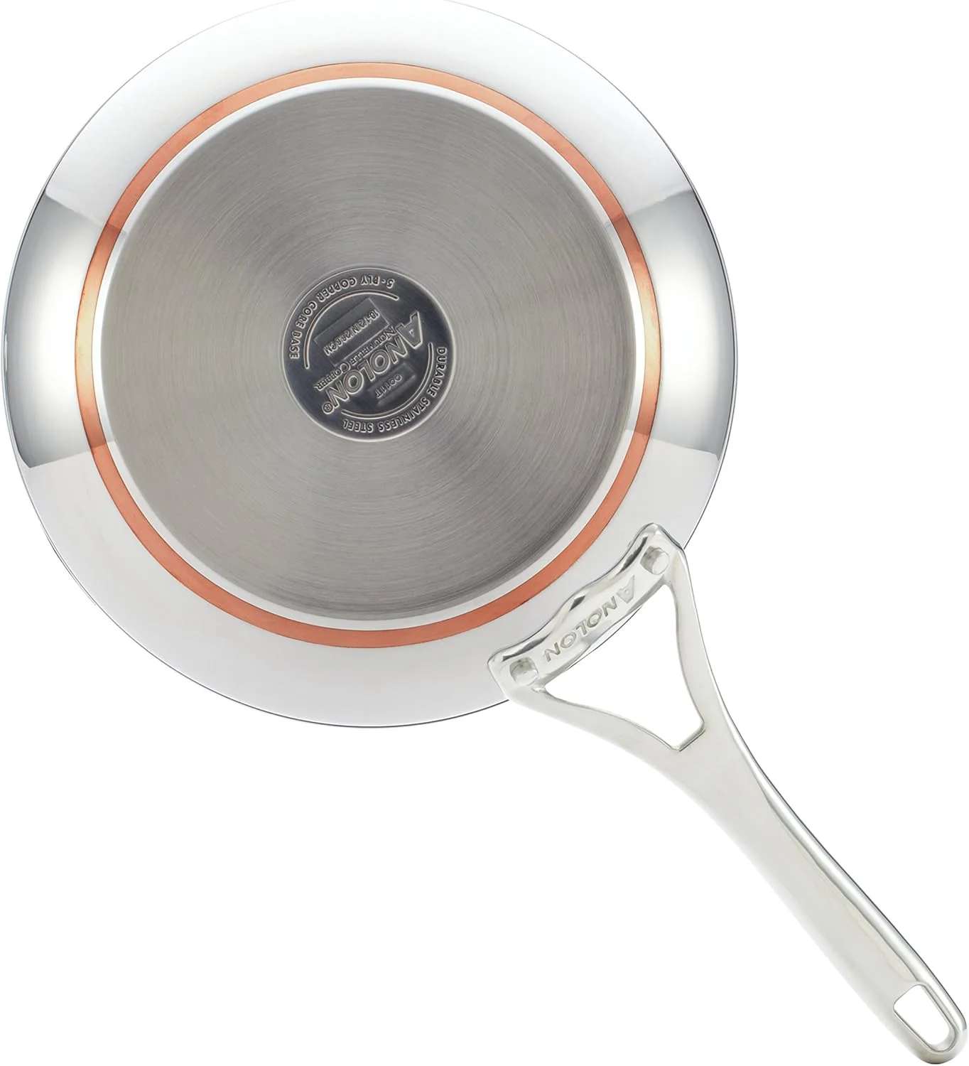 تابه استیل ضد زنگ آنولون نوول - تابه سرخ کن / تابه استیل - 8 اینچ، نقره ای، 77270 تابه استیل ضد زنگ آنولون نوول - تابه سرخ کن / تابه استیل - 8 اینچ، نقره ای، 77270