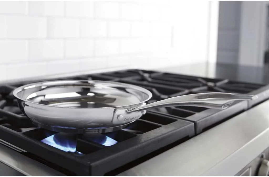 تابه استیل حرفه ای Cuisinart 8922-24، سایز 24 سانتی متر تابه استیل حرفه ای Cuisinart 8922-24، سایز 24 سانتی متر