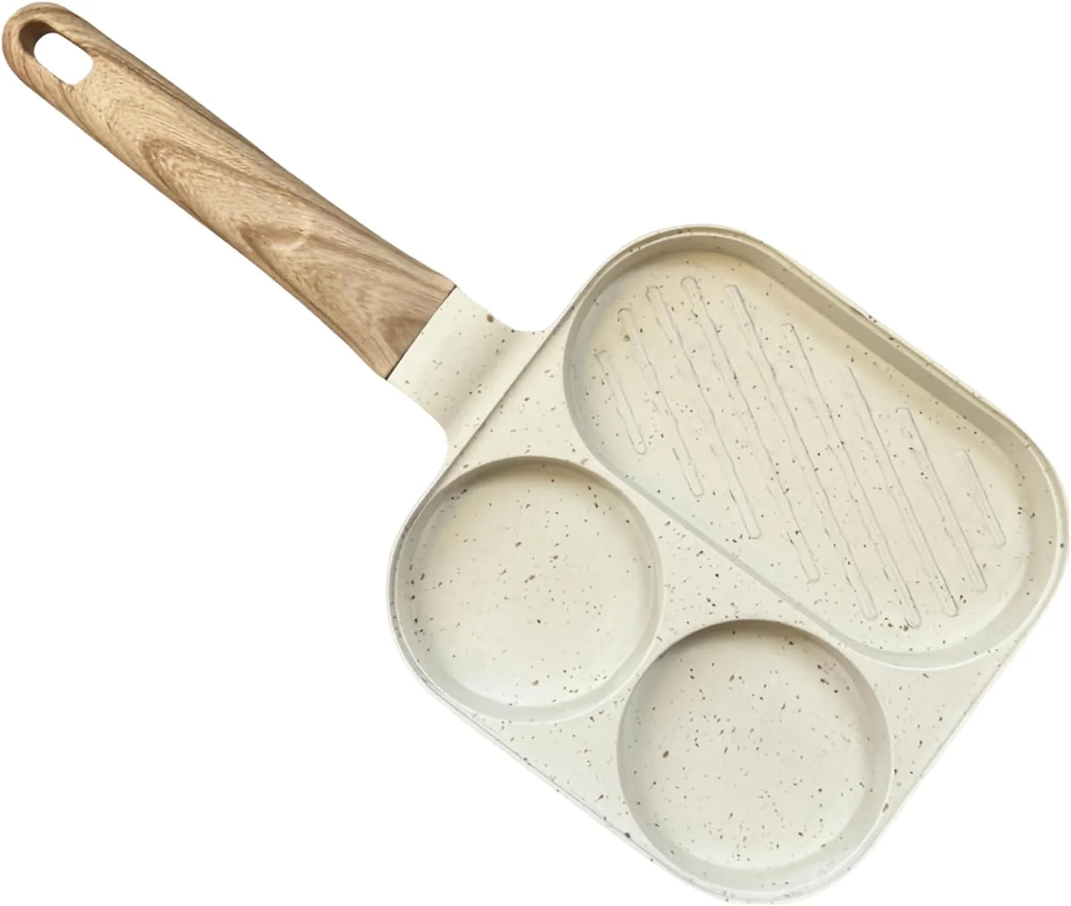 تابه گریل صبحانه، تابه تخم مرغ سرخ کردنی نچسب - ابزار پخت و پز 3 قسمتی برای اجاق گاز برقی القایی، آشپزخانه خانگی، املت، پنکیک، ساندویچ، همبرگر، بیکن تابه گریل صبحانه، تابه تخم مرغ سرخ کردنی نچسب - ابزار پخت و پز 3 قسمتی برای اجاق گاز برقی القایی، آشپزخانه خانگی، املت، پنکیک، ساندویچ، همبرگر، بیکن