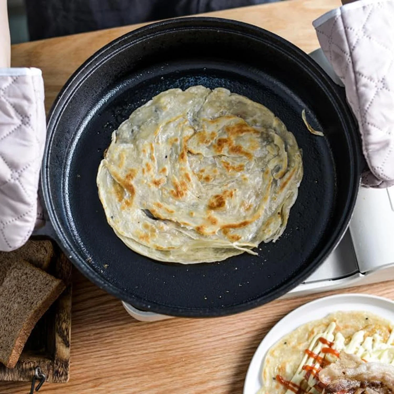 تابه نچسب، تابه گریل آشپزخانه با درب شفاف | تابه با دسته عایق حرارت برای املت، استیک، شام، میان وعده و صبحانه