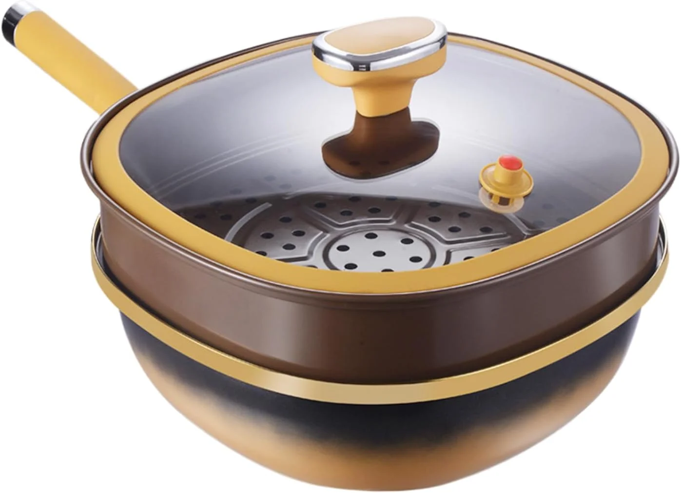 تابه نچسب - تابه نچسب آلیاژی بزرگ | تابه عمیق با درب و ابزار پخت و پز برای اجاق گاز، اجاق برقی، تخم مرغ، املت، گریل و پخت تابه نچسب - تابه نچسب آلیاژی بزرگ | تابه عمیق با درب و ابزار پخت و پز برای اجاق گاز، اجاق برقی، تخم مرغ، املت، گریل و پخت