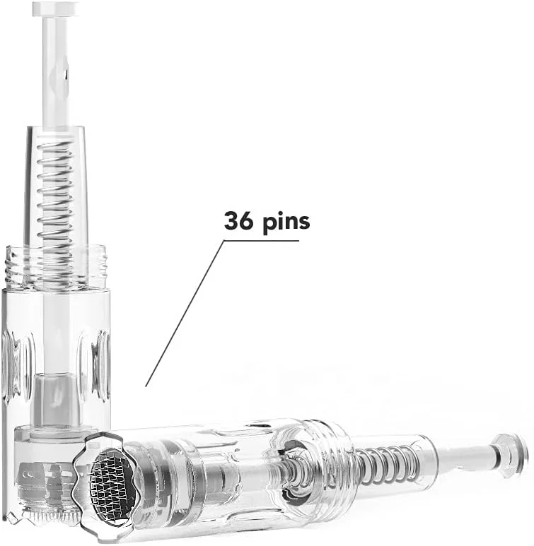JMFBeauty Needle Cartridges 10/20 Pieces 12 Pins/36 Pins/Nano for PB1 Derma Pen Microneedling Pe (36 Pins-20)