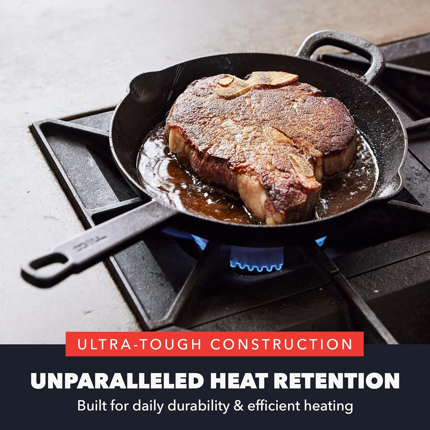 ست تابه چدنی از قبل چاشنی شده 8 و 10 اینچی GreenPan x Bobby Flay، درجه حرفه ای سنگین، دارای دهانه های ریختن، مناسب برای اجاق القایی، فر، کباب پز، قابل استفاده در داخل و خارج از منزل، مشکی ست تابه چدنی از قبل چاشنی شده 8 و 10 اینچی GreenPan x Bobby Flay، درجه حرفه ای سنگین، دارای دهانه های ریختن، مناسب برای اجاق القایی، فر، کباب پز، قابل استفاده در داخل و خارج از منزل، مشکی