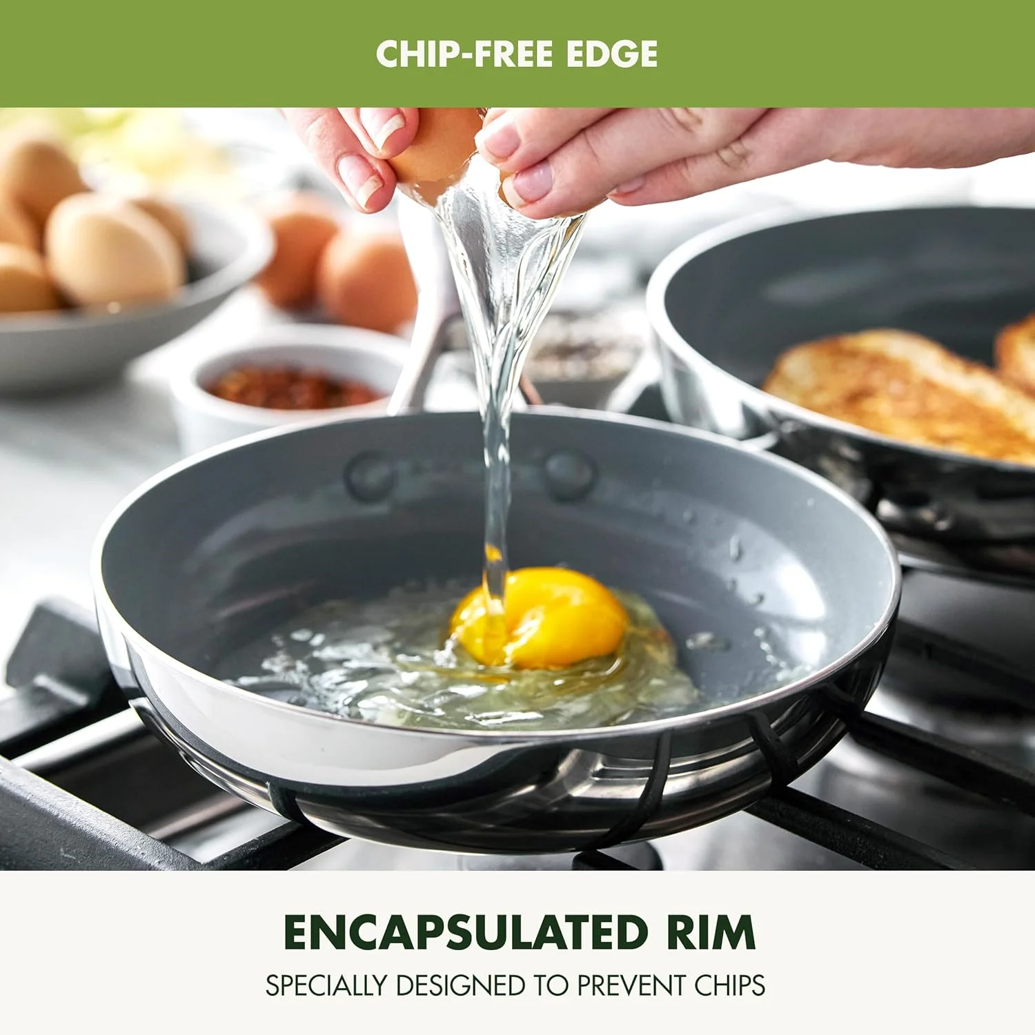 تابه استیل ضد زنگ 20 سانتی متری گرین پن والنسیا پرو، مناسب برای اجاق های القایی، سه لایه آینه ای، نچسب سرامیکی بدون PFAS و PFOA، ظروف پخت و پز چند لایه، قابل شستشو در ماشین ظرفشویی، قابل استفاده در فر و گریل تابه استیل ضد زنگ 20 سانتی متری گرین پن والنسیا پرو، مناسب برای اجاق های القایی، سه لایه آینه ای، نچسب سرامیکی بدون PFAS و PFOA، ظروف پخت و پز چند لایه، قابل شستشو در ماشین ظرفشویی، قابل استفاده در فر و گریل