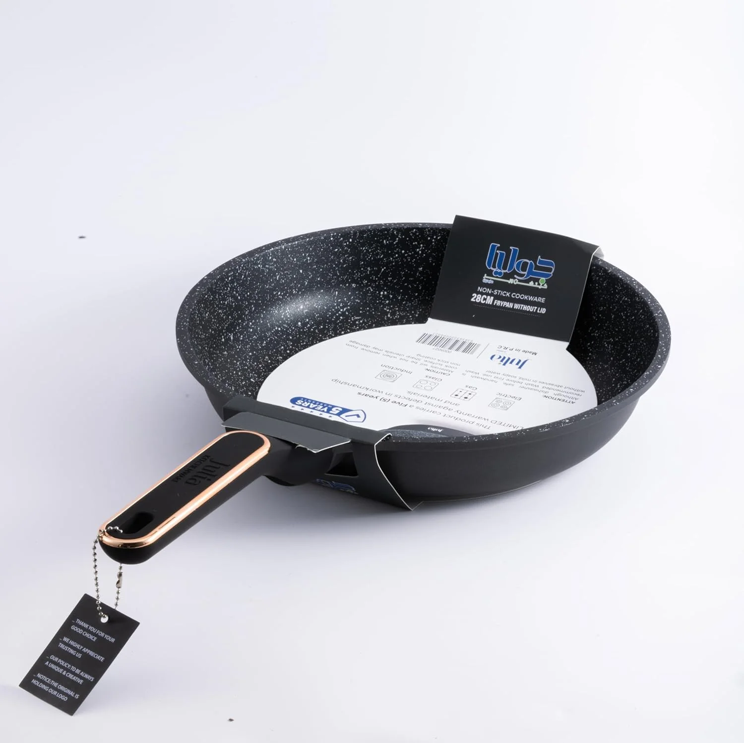 تابه جولیا الیت-پرو پلاس بدون درب 28 سانتی متری گرانیتی مشکی نچسب، تابه فورج با دسته نرم، تابه سبک وزن مقاوم در برابر خش برای استفاده روزانه در انواع اجاق گاز تابه جولیا الیت-پرو پلاس بدون درب 28 سانتی متری گرانیتی مشکی نچسب، تابه فورج با دسته نرم، تابه سبک وزن مقاوم در برابر خش برای استفاده روزانه در انواع اجاق گاز