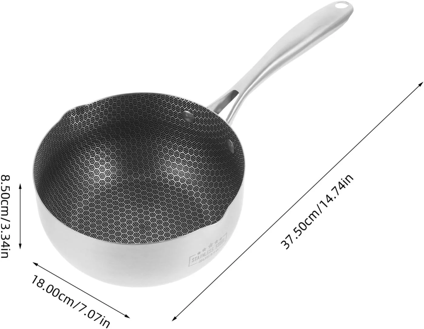 تابه سرخ کردنی استیل ضد زنگ Luxshiny، تابه کوچک ژاپنی، تابه سرخ کردنی القایی با حکاکی لانه زنبوری، تابه پخت و پز، لوازم آشپزخانه تابه سرخ کردنی استیل ضد زنگ Luxshiny، تابه کوچک ژاپنی، تابه سرخ کردنی القایی با حکاکی لانه زنبوری، تابه پخت و پز، لوازم آشپزخانه