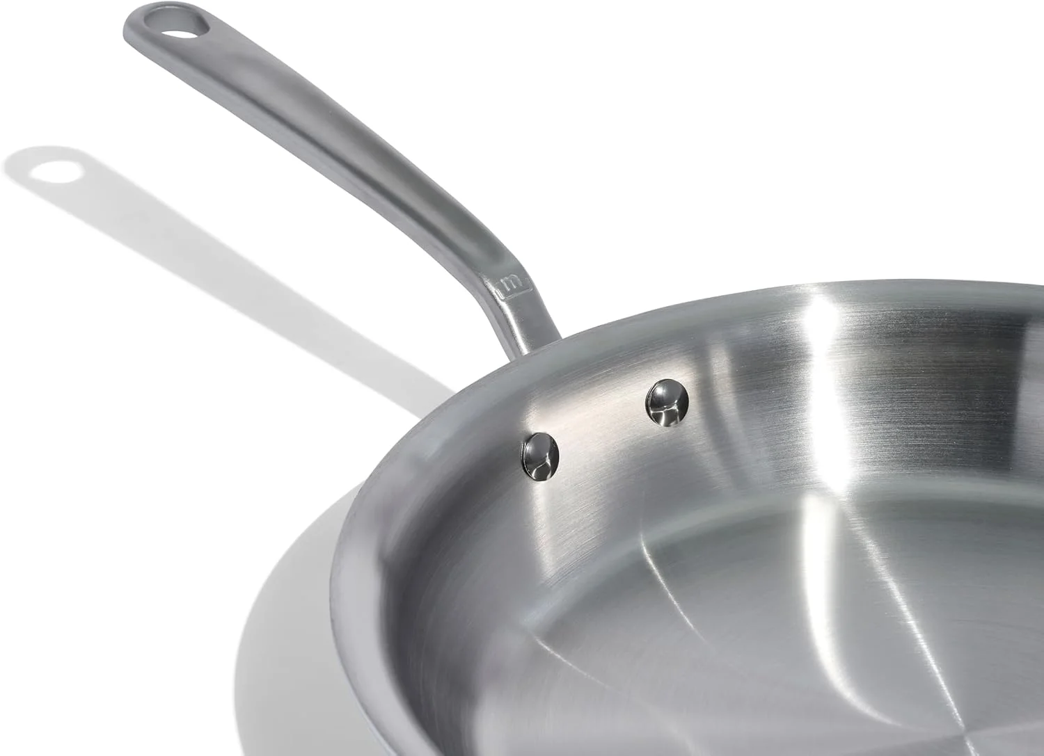 تابه استیل 12 اینچی Made In Cookware - روکش استیل 5 لایه - ظروف پخت و پز حرفه ای - ساخت ایتالیا - سازگار با القایی