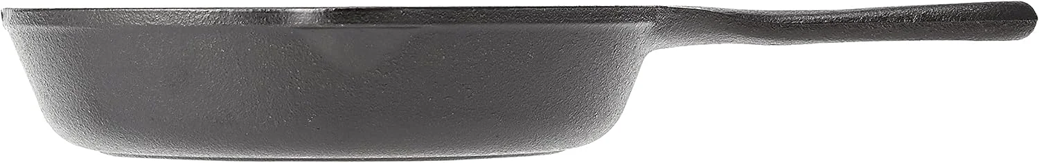 تابه چدنی 6.5 اینچی Lodge سری حیات وحش با طرح گرگ، مشکی