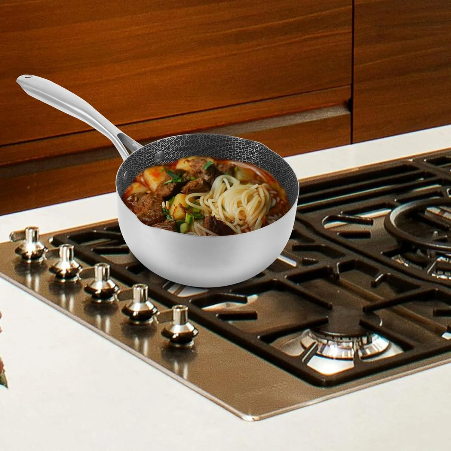 تابه سرخ کردنی استیل ضد زنگ Luxshiny، تابه کوچک ژاپنی، تابه سرخ کردنی القایی با حکاکی لانه زنبوری، تابه پخت و پز، لوازم آشپزخانه تابه سرخ کردنی استیل ضد زنگ Luxshiny، تابه کوچک ژاپنی، تابه سرخ کردنی القایی با حکاکی لانه زنبوری، تابه پخت و پز، لوازم آشپزخانه