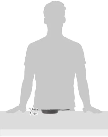 تابه چدنی 6.5 اینچی Lodge سری حیات وحش با طرح گرگ، مشکی